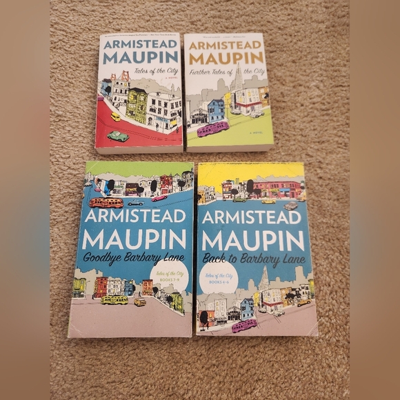 Armistead Maupin Tales of the City Barbary Lane Set Of 4 Paperback - Picture 1 of 1